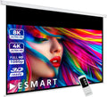 Écran de projection, 266 × 149 cm, 120 pouces, avec télécommande, commande intelligente, électrique, ESMART