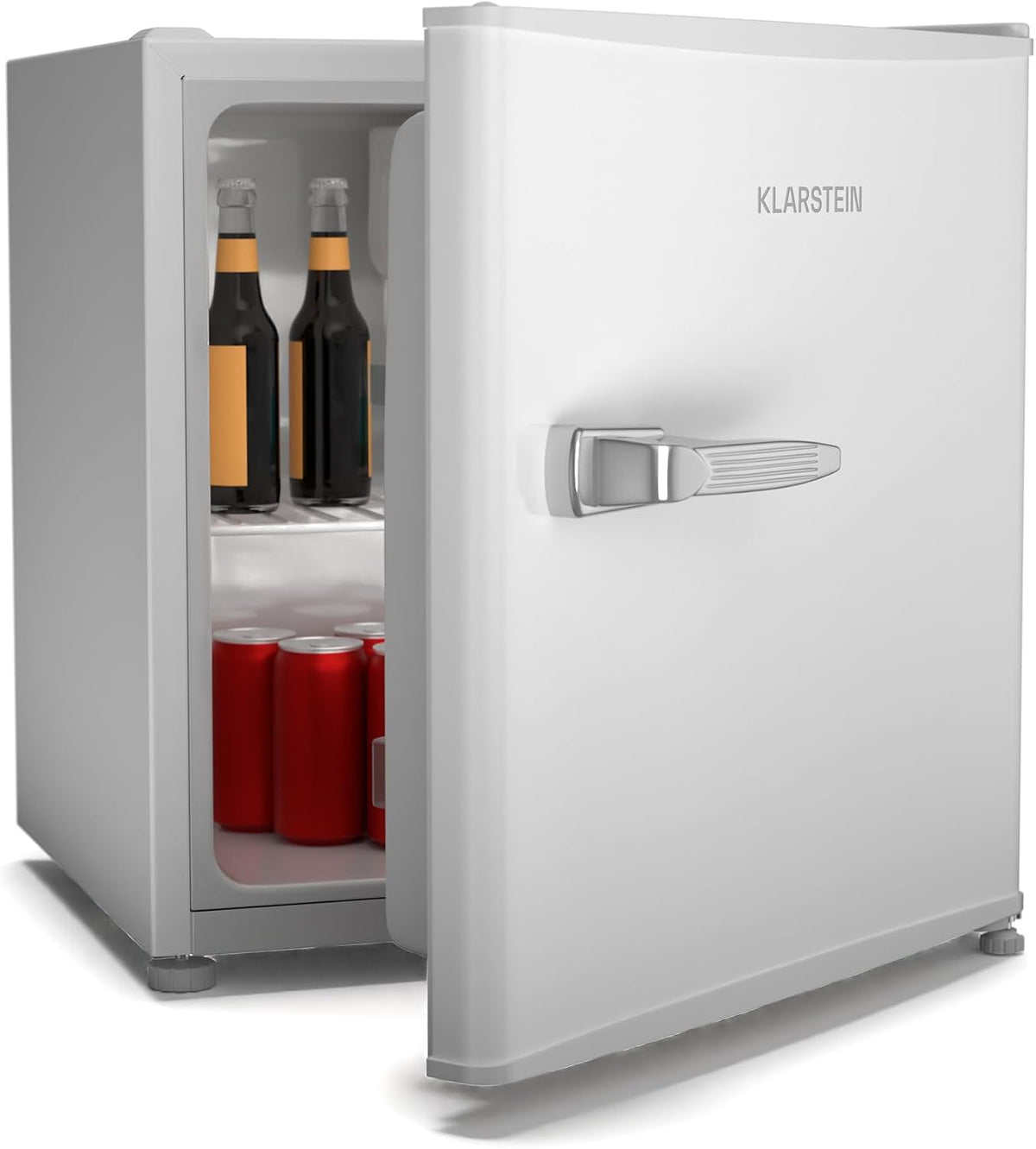KLARSTEIN mini-réfrigérateur, 46 L, 37 dB, réglable, blanc, pour le bureau, pour la chambre
