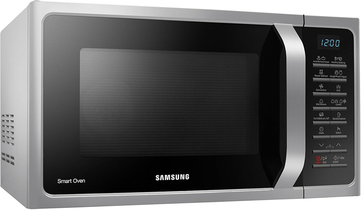 Samsung four à micro-ondes, 52 × 47 × 31 cm, 900 W, 1500 W, 28 L, argent, grill