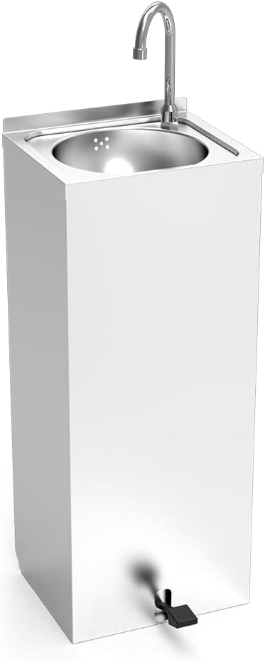 Lave-linge, 350 × 300 × 850 mm, acier inoxydable, portable, Lioninox