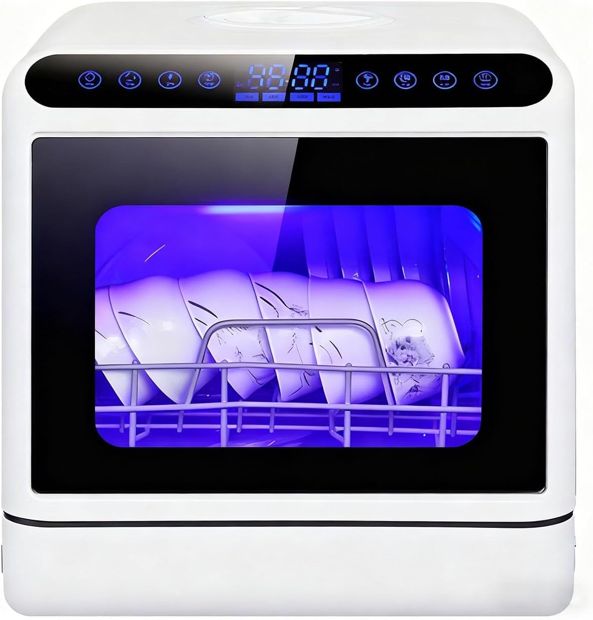 Lave-vaisselle, 5 L, portable, 3 programmes, pour le bureau, Efficieran