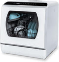 Lave-vaisselle, 42,5 × 42,8 × 45,8 cm, verre, 6 programmes, 4 couverts, Hermitlux