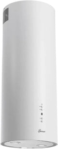 Hotte aspirante, 36 cm, 36 WH, 1000 m³/h, avec éclairage LED, blanc, 4 niveaux, Gurari