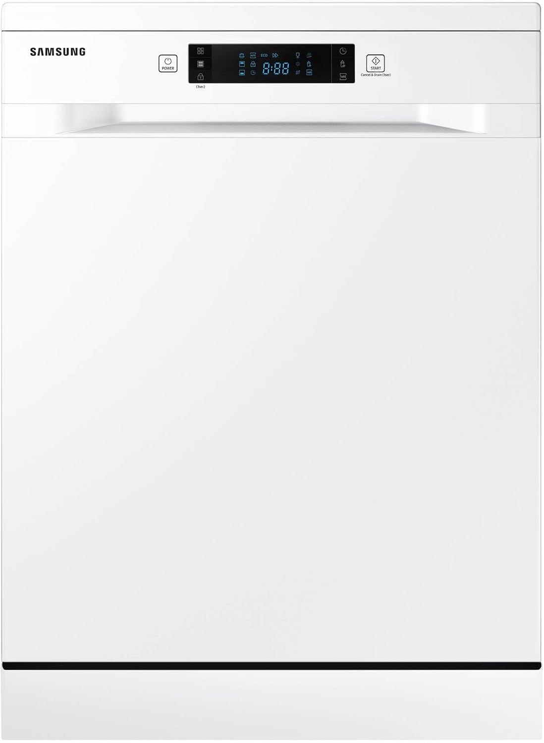Samsung DW60M6040FW lave-vaisselle, 60 cm, avec éclairage LED, blanc