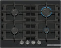 Bosch PNP6B6K40 table de cuisson, 60 cm, verre, noir, à gaz