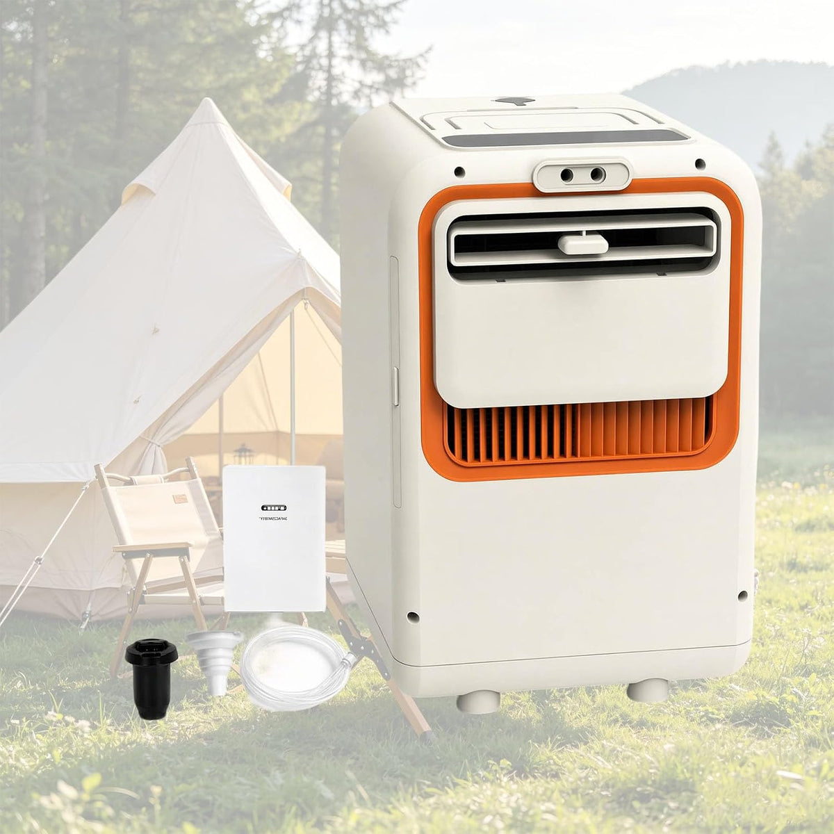 Climatiseur portable, 28,5 × 25,5 × 37,5 cm, 1800 BTU, mobile, compact, VEXYTRRON
