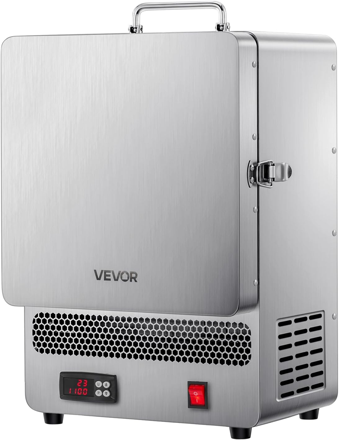 Four de fusion, 1500 W, 1200 °C, acier inoxydable, argent, électrique, VEVOR