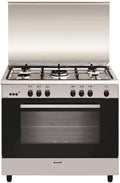 Cuisinière GA 960, 104 L, acier inoxydable, 5 feux, GLEM
