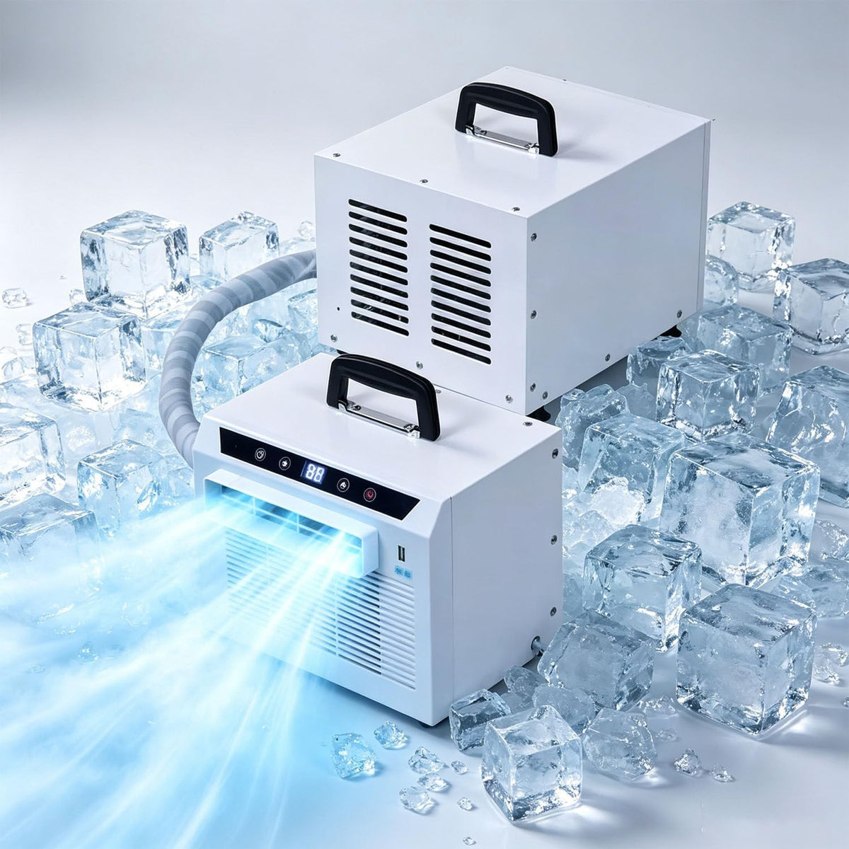 Climatiseur split 1.5-meterconnectingpipe, 3000 BTU, avec télécommande, pour le bureau, GLBMXDD