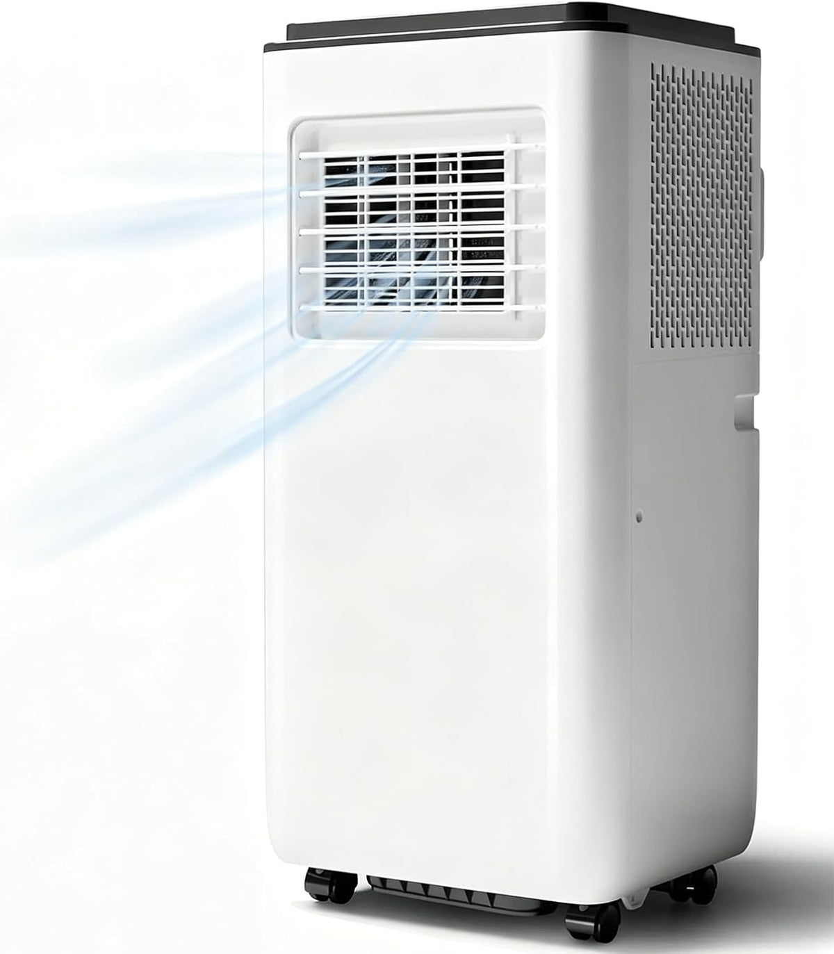 Climatiseur portable, 14000 BTU, avec télécommande, mobile, Nuxyyds