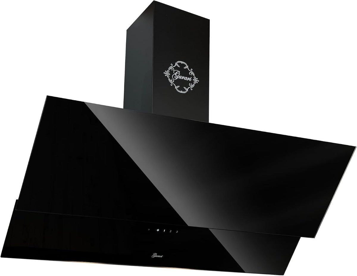 Hotte aspirante, 80 cm, 1000 m³/h, noir, Gurari