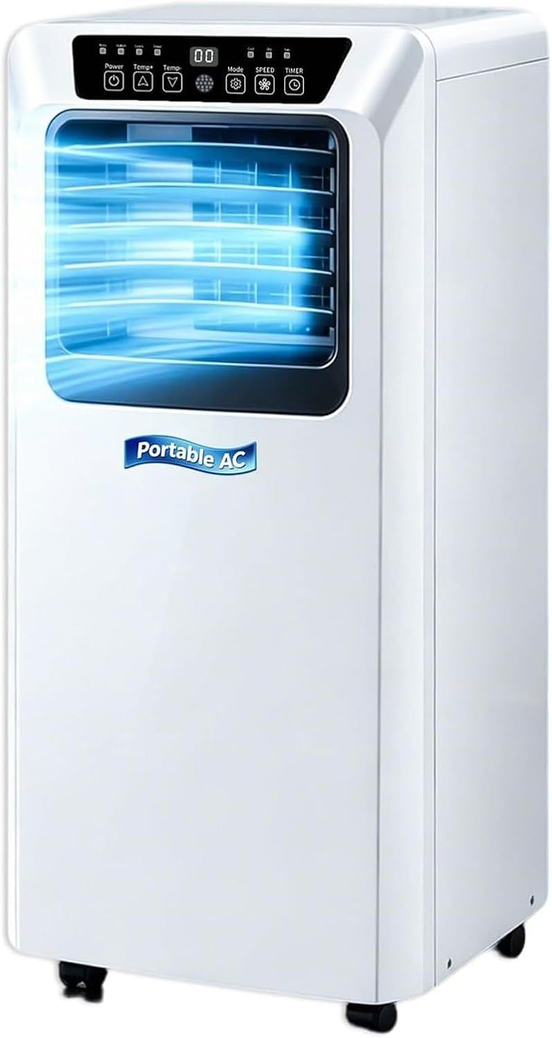 Climatiseur portable, 5000 BTU, 7000 BTU, mobile, WOMGKDA