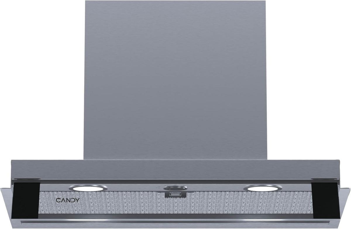 Candy CPY6MXVGG hotte aspirante, 60 cm, 620 m³/h, 69 dB, avec éclairage LED, acier inoxydable, aluminium, 3 niveaux