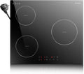 Table de cuisson, 60 cm, 3500 W, induction, 3 feux, Karienvir