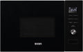 Four à micro-ondes SMWI2800DGN, 38 cm × 59 cm × 31 cm, 20 L, 800 W, acier inoxydable, verre, noir, grill, encastrable, 5 programmes, SVAN
