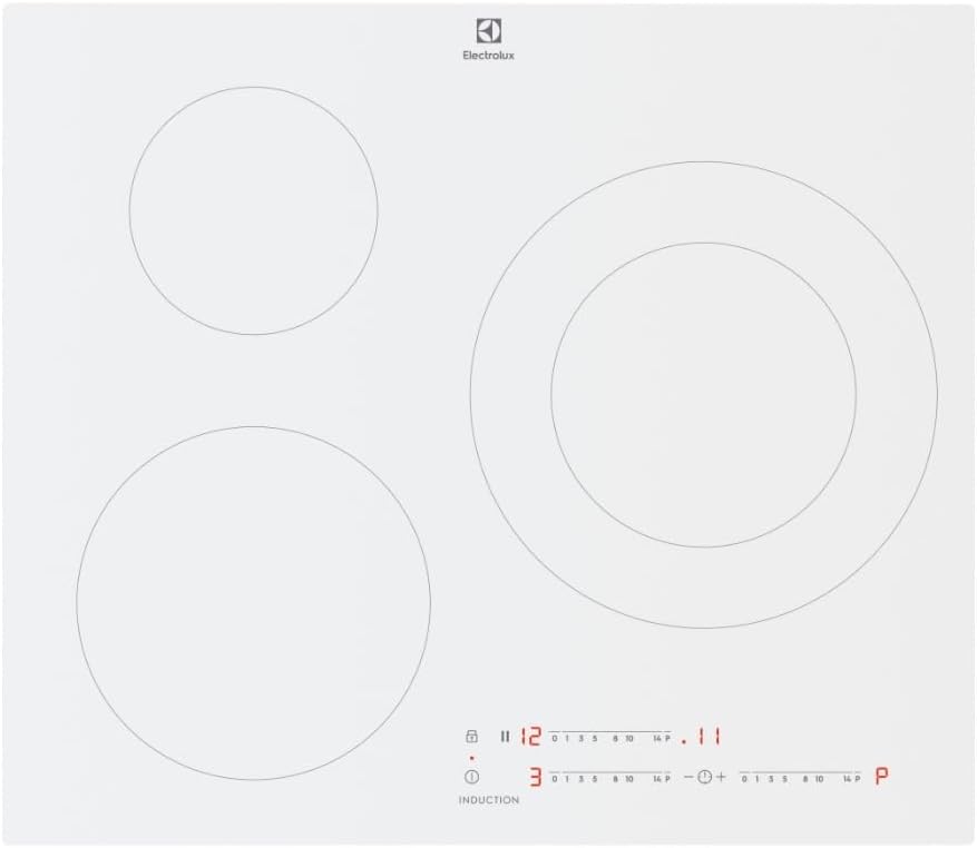 Electrolux LIT60342CW/1 table de cuisson, 59 cm, 7350 W, induction, 3 feux