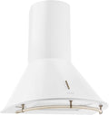 Klarstein hotte aspirante, 60 cm, 352 m³/h, acier inoxydable, blanc
