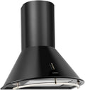 Klarstein hotte aspirante, 60 cm, 352 m³/h, acier inoxydable, noir, pour la cuisine