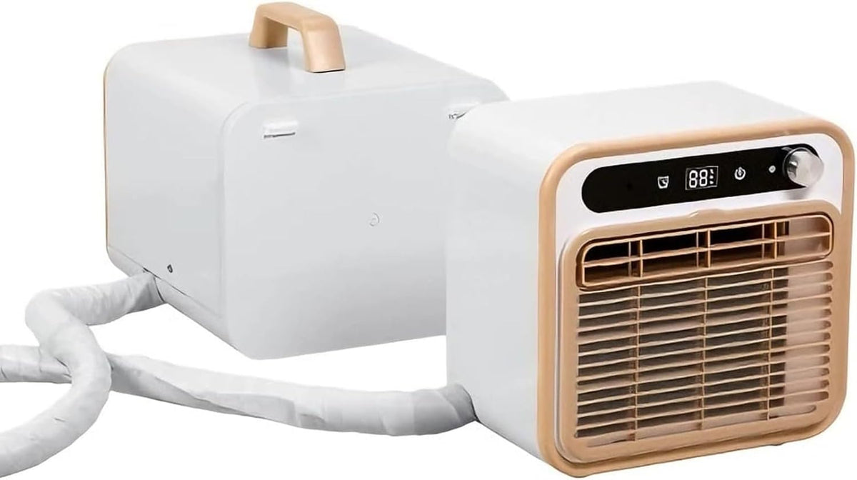 Climatiseur portable, 490 × 288 × 272 mm, 5000 BTU, 130 m³/h, avec télécommande, pour le bureau, pour la chambre, LXXSHOPDS