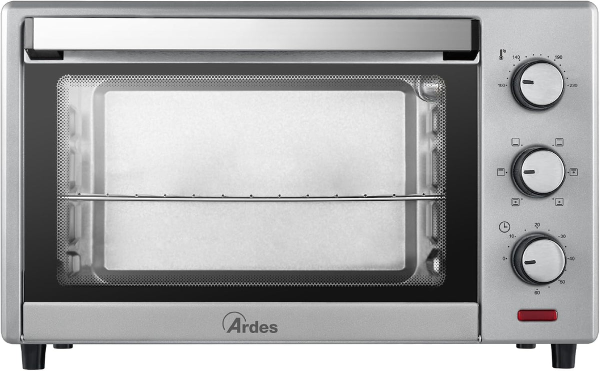 Mini-four AR6225S, 47,5 cm, 25 L, argent, électrique, Ardes