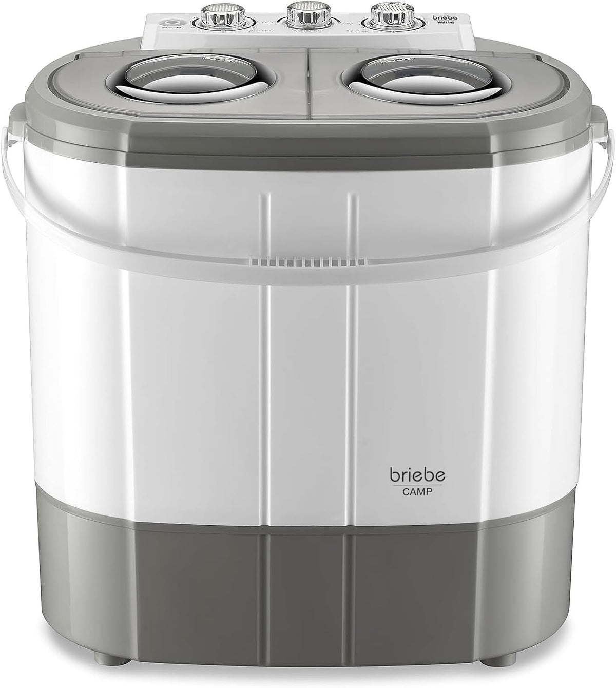 Lave-linge, 54 × 35 × 57 cm, 3 kg, blanc, portable, briebe