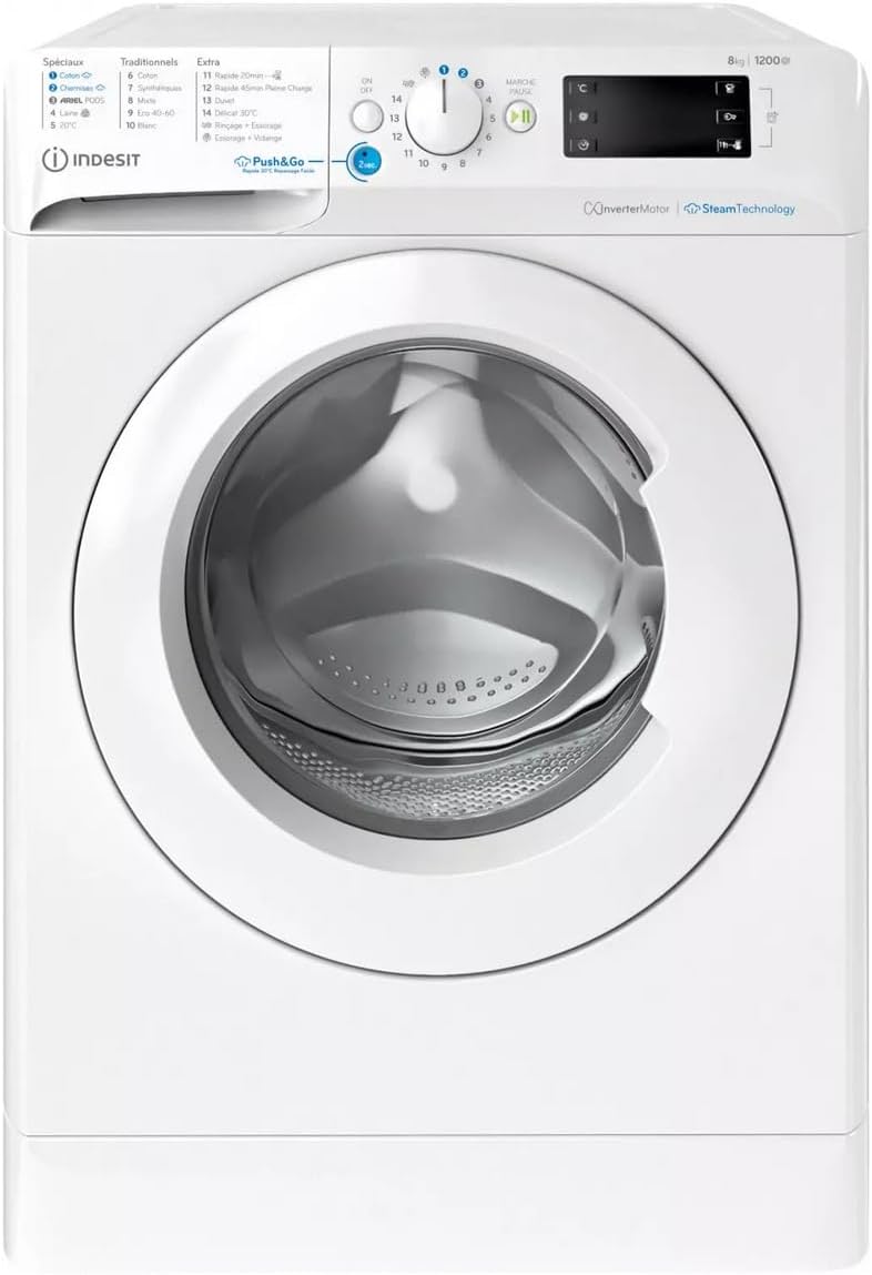 Indesit lave-linge, frontal