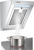 Hotte aspirante W500, 600 mm, avec éclairage LED, QINPI