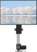 Support TV 1000N, 48,5 × 97,4 cm, 50 pouces, 60 kg, avec éclairage LED, réglable, VEVOR