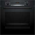 Bosch HQA574BB3 four encastrable, 60 × 60 cm, avec éclairage LED, noir, 10 programmes