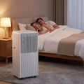 Climatiseur portable, 12000 BTU, 48 dB, 10000 Btu, avec télécommande, mobile, pour le bureau, WOMGKDA