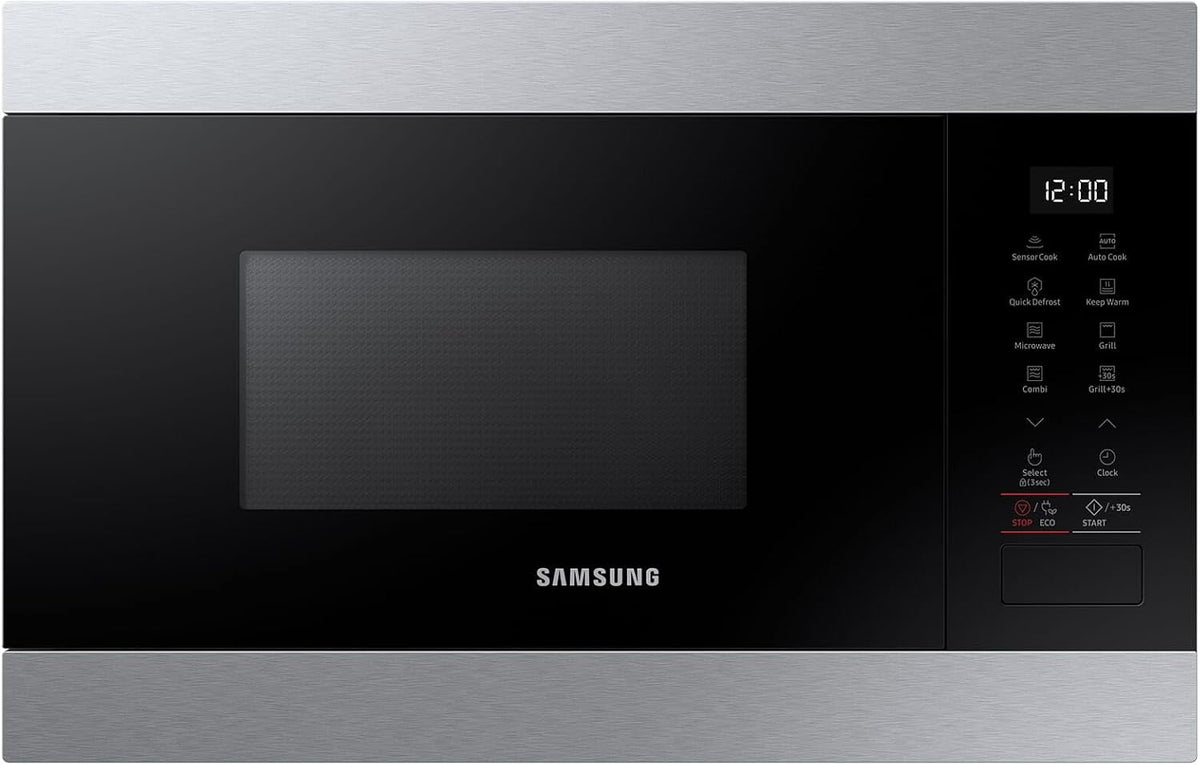 Samsung MG22M8274AT/E1 four à micro-ondes, 38 cm, 850 W, 22 L, encastrable, grill
