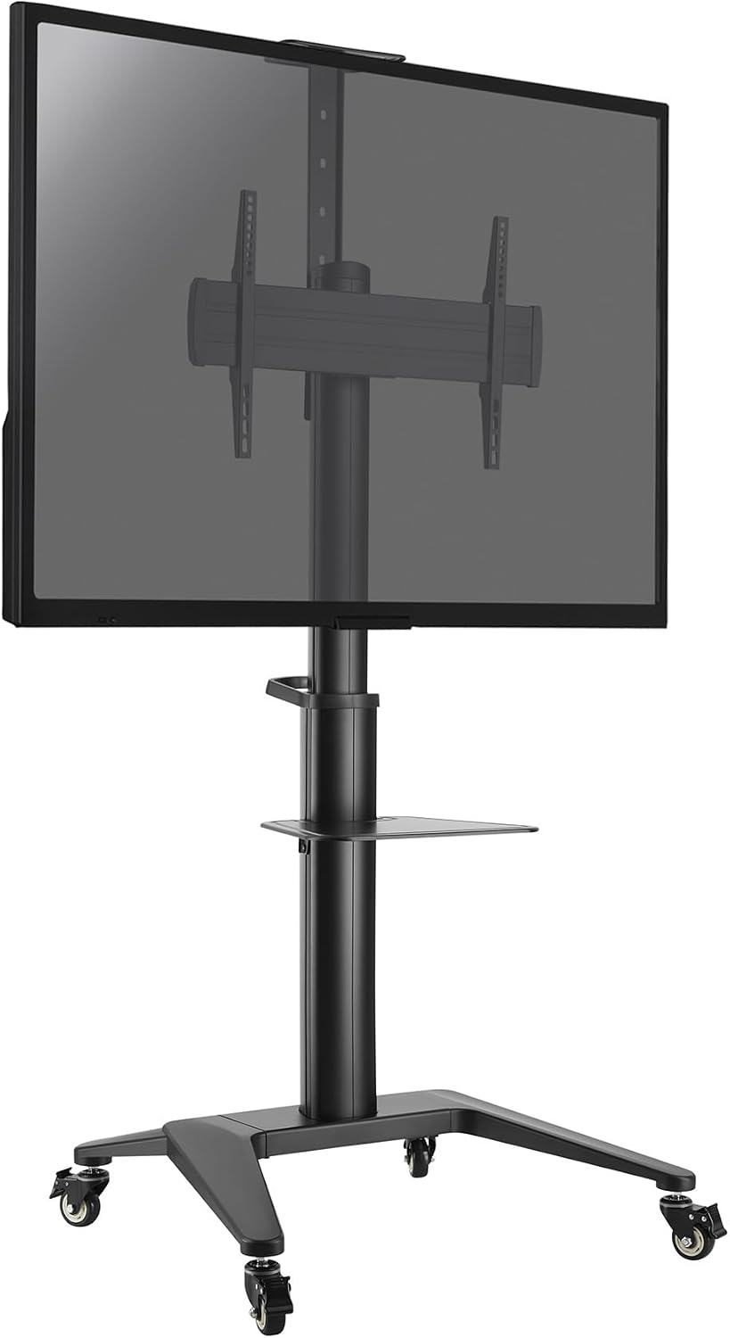 Support TV, 160 cm, 37–70 pouces, réglable, noir, mobile, KIMEX