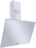 Hotte aspirante GCH 286, 60 cm, 286 WH, 1000 m³/h, avec télécommande, verre, blanc, pour la cuisine, Gurari