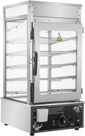 Cuiseur vapeur professionnel, 300 × 300 × 70 mm, 900 W, électrique, pour la cuisine, VEVOR