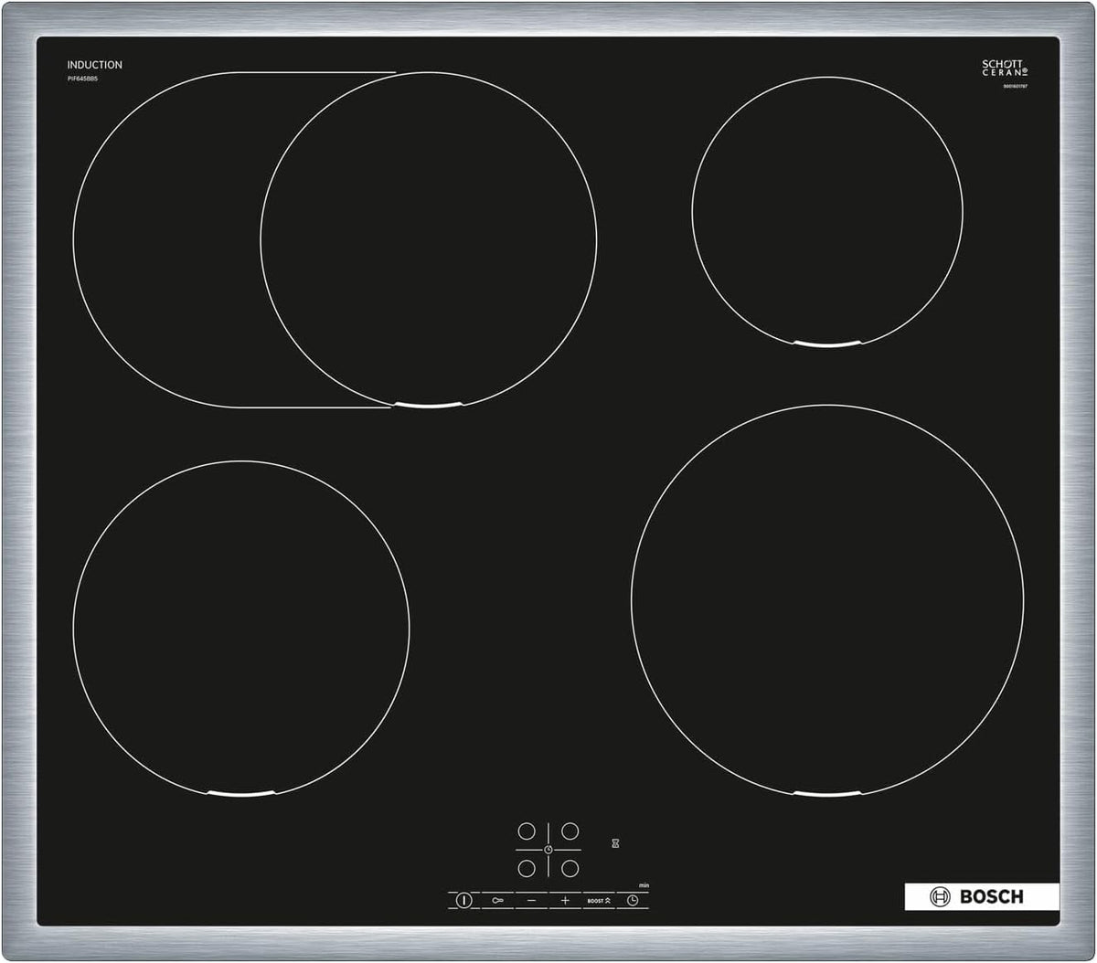 Bosch PIF645BB5E table de cuisson, 60 cm, induction, pour la cuisine