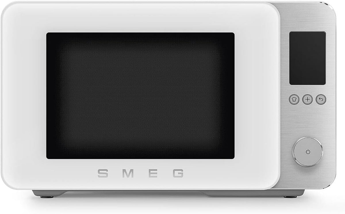 Smeg MOC02WHMEU four à micro-ondes, 2100 W, blanc, 25 programmes