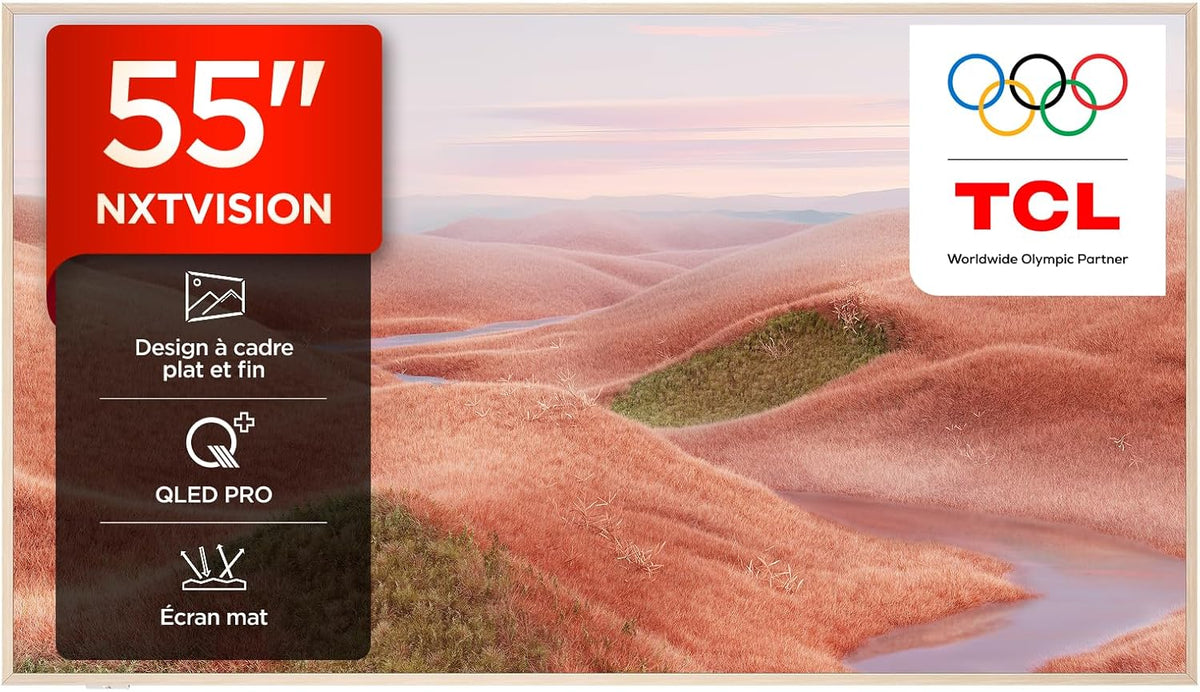 TCL A300W téléviseur, 144 Hz, commande intelligente, QLED, 4K Ultra HD, Google TV, Dolby Vision