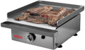 Table de cuisson, 400 × 400 mm, acier, à gaz, MBH - MAQUINARIA BAR HOSTELERÍA