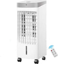 Climatiseur portable 7.5H, 10000 BTU, avec éclairage LED, avec télécommande, mobile, 3 vitesses