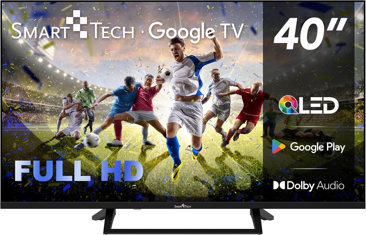 Téléviseur 40QG01V, 100 cm, 43 pouces, commande intelligente, Google TV, QLED, Full HD, Smart Tech
