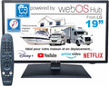 Téléviseur 3xHDMI, 12 v, 230 v, 24 v, avec télécommande, commande intelligente, Unispectra