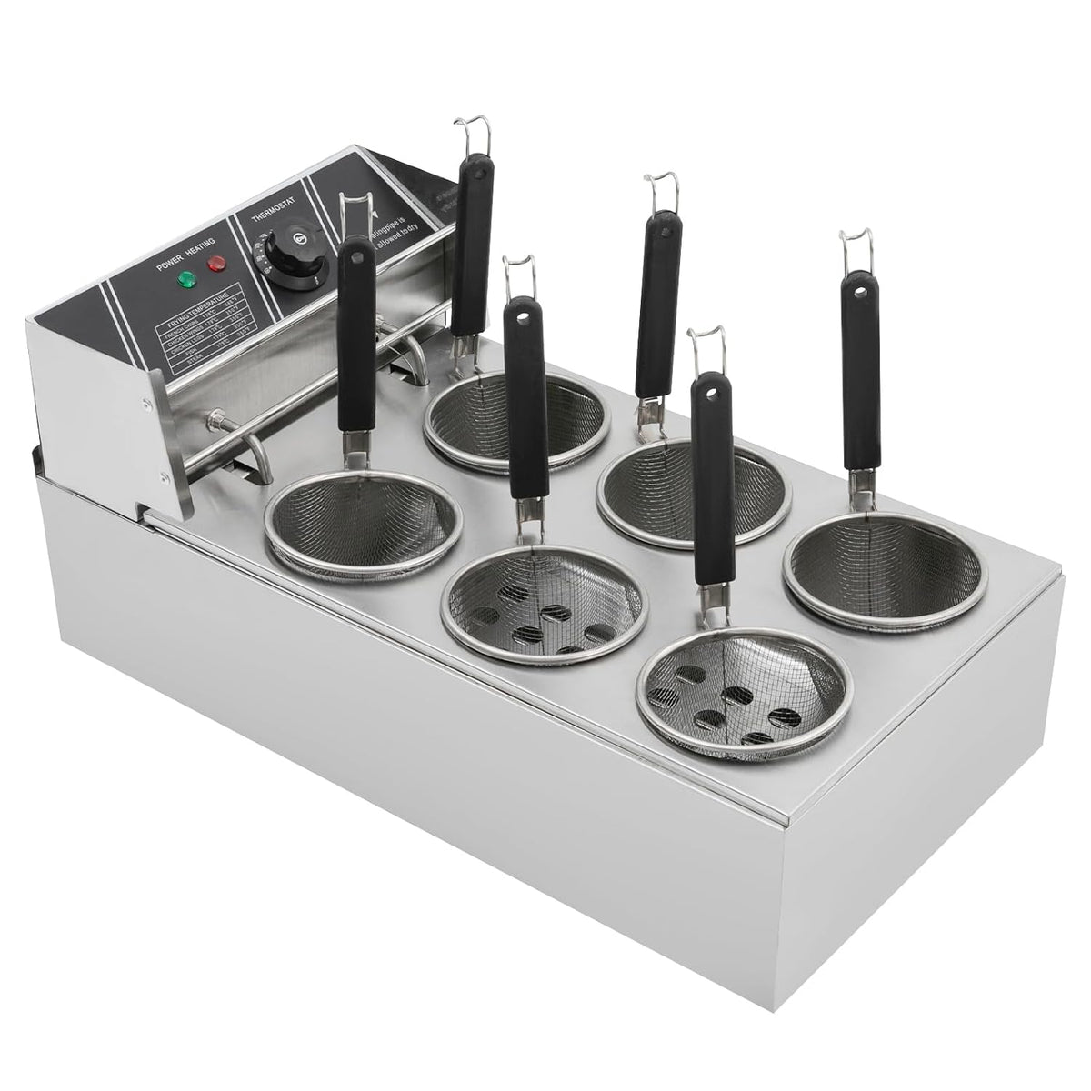 Cuisinière, 64 × 35 × 31 cm, 2000 W, 20 L, acier inoxydable, électrique, KiwiHood