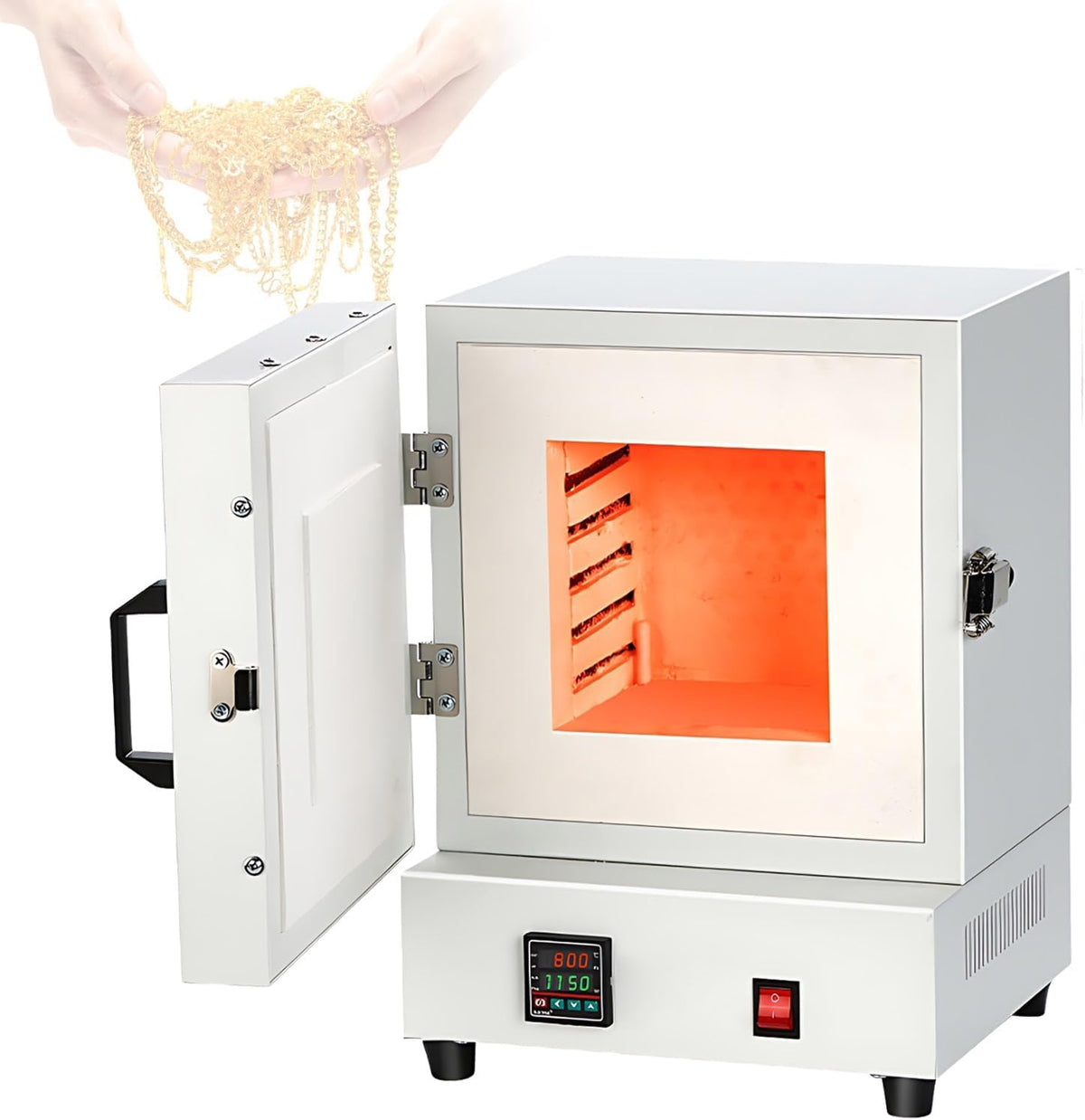 Mini-four, 16 × 16 × 13,8 cm, 2000 W, 1150 °C, électrique, PRECISTECH