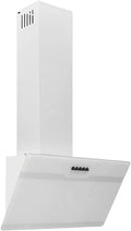 VidaXL hotte aspirante, 60 cm, acier, verre, blanc