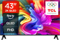 TCL 43SF560 43 téléviseur, 43 pouces, avec éclairage LED, avec télécommande, commande intelligente, Full HD, QLED