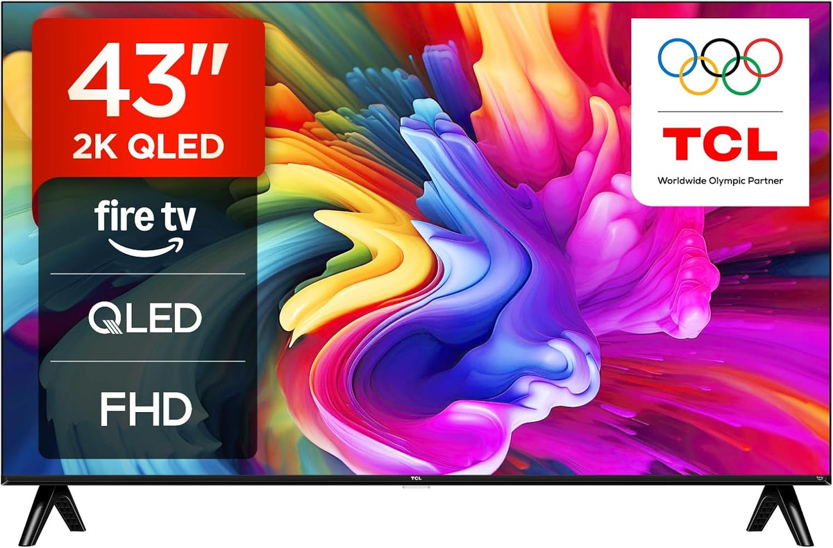 TCL 43SF560 43 téléviseur, 43 pouces, avec éclairage LED, avec télécommande, commande intelligente, Full HD, QLED
