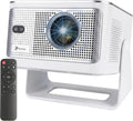 Vidéoprojecteur R-MOVIELUM-P41, 140 pouces, avec éclairage LED, avec Wi-Fi, commande intelligente, Full HD, 8K, portable, Reagle