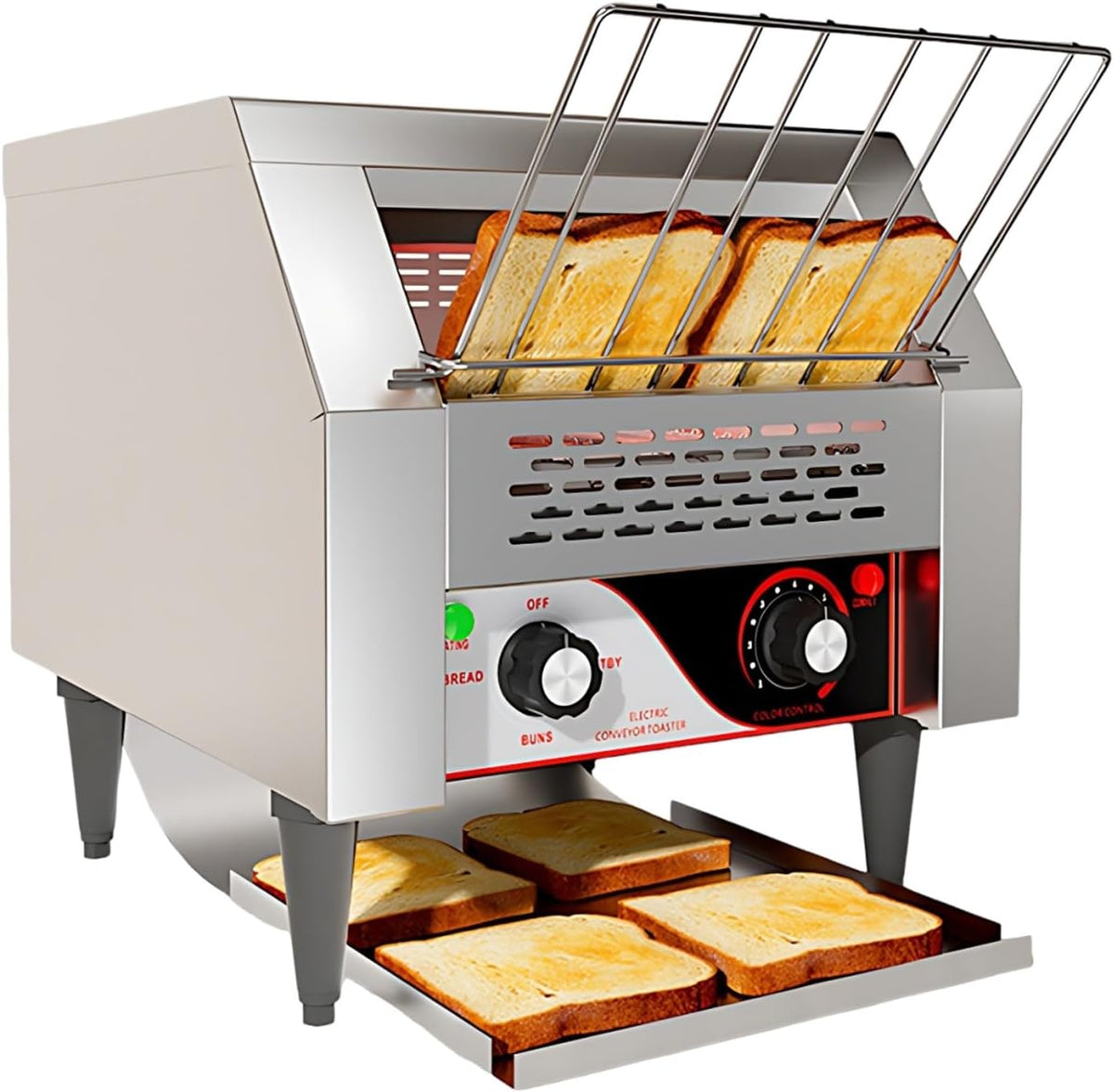 Grille-pain, 120 W, acier inoxydable, Durablesta