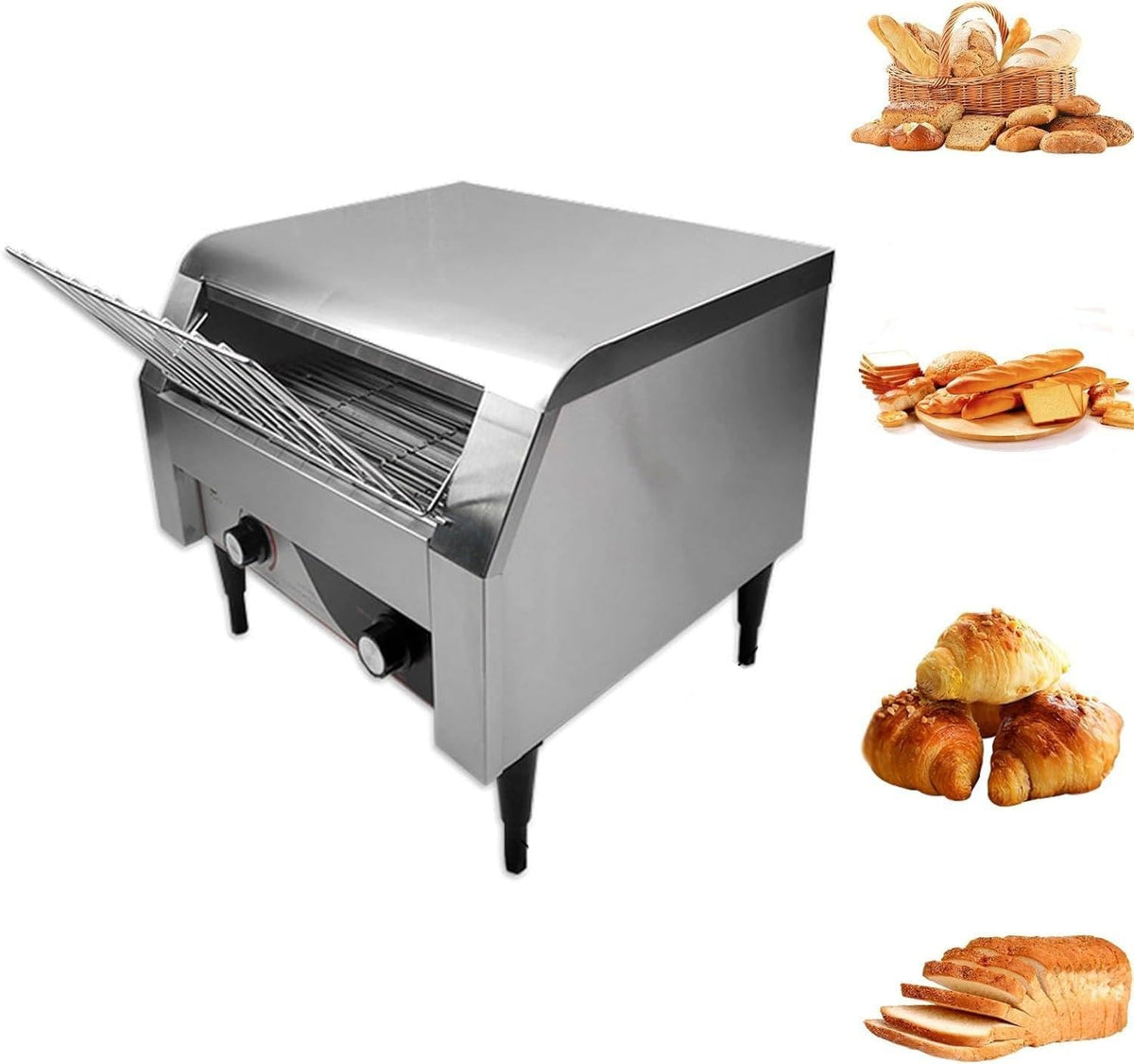 Grille-pain, avec tiroirs, acier, GEHPYYDS