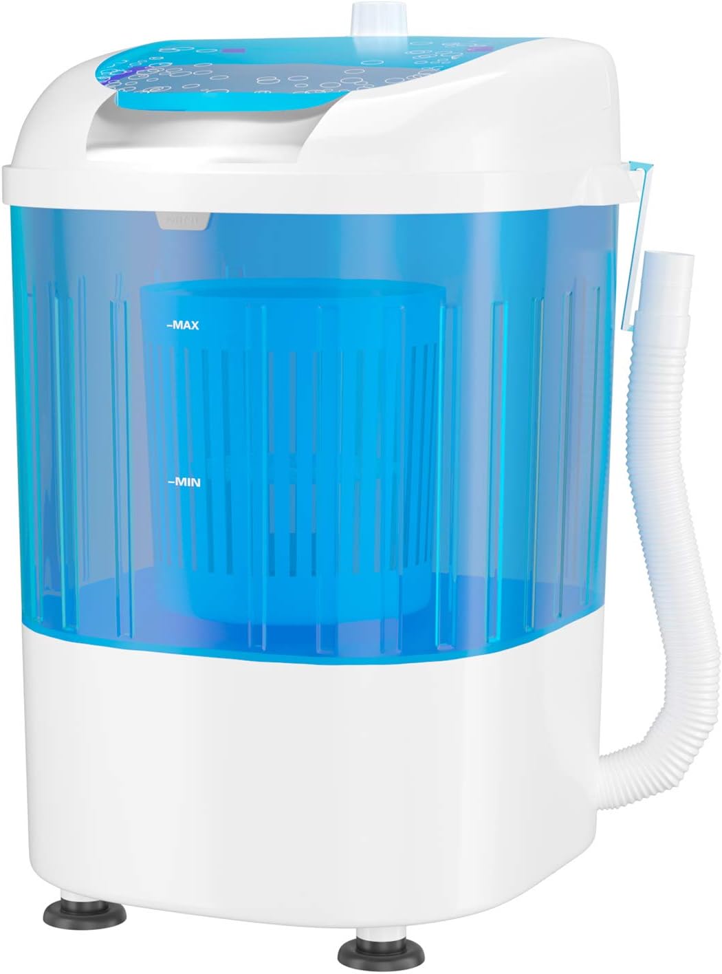 Lave-linge, 36 × 34 × 51 cm, 2,5 kg, 170 W, portable, 2 en 1, GOPLUS